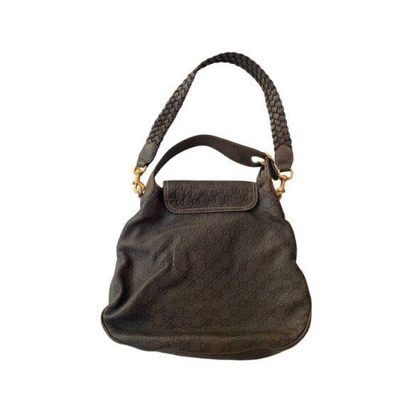 Gucci Guccisima Brown Logo Horsebit Bag - Picture 2 of 10
